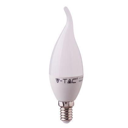 LED Bulb - SAMSUNG CHIP 5.5W E14 Plastic Candle Flame 3000K