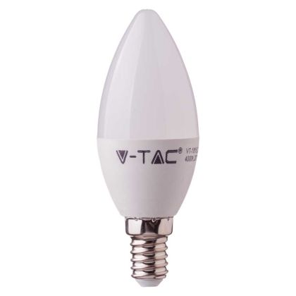 LED Bulb - SAMSUNG CHIP 4.5W E14 A++ Plastic Candle 3000K