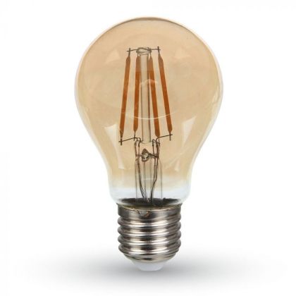 LED Bulb - SAMSUNG CHIP Filament 4W E27 A60 Amber Cover 2200K