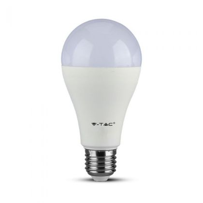 LED Bulb - SAMSUNG CHIP 17W E27 A65 Plastic 4000K Dimmable