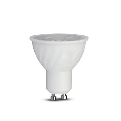 LED Spotlight SAMSUNG CHIP - GU10 6.5W Ripple Plastic 38°D 6400K