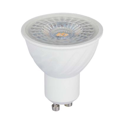 LED Spotlight SAMSUNG CHIP - GU10 6W Ripple Plastic Lens Cover 110° Dimmable 3000K