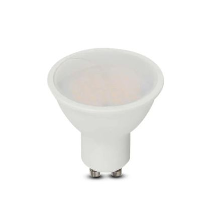 LED Spotlight SAMSUNG CHIP - GU10 4.5W Smooth Plastic 110°D 6400K