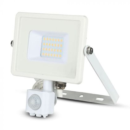 20W LED Sensor Floodlight SAMSUNG CHIP Cut-OFF Function White Body 4000K