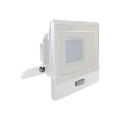 30W LED PIR Sensor Floodlight SAMSUNG CHIP White Body 3000K