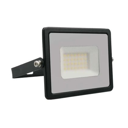 30W LED Floodlight SMD E-Series G2 Black Body 6500K