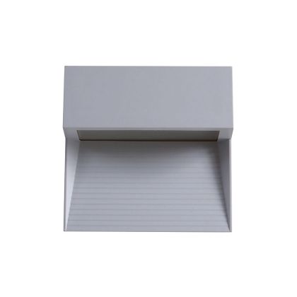 3W LED Step Light Grey Body Square 3000k