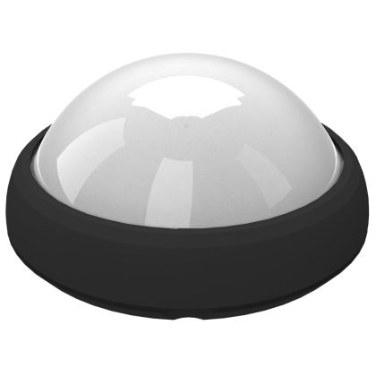 8W Dome Light Round Black Body 3000K IP66