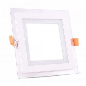 6W LED Panel Downlight Glass - Square 6400K