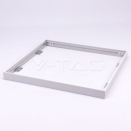 Aluminum Frame 600X600 With Screws Fixed White