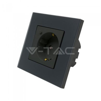 EU WIFI Wall Socket Black