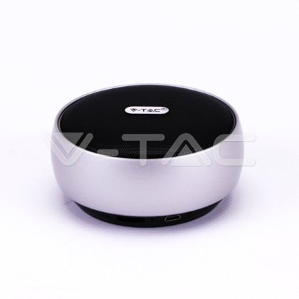 Portable Bluetooth Speaker With Micro USB And High End Cable 800mah Battery Grey