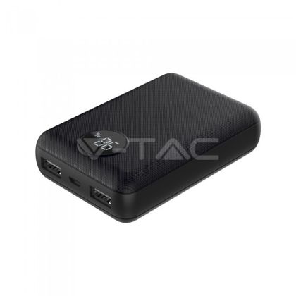 10K Mah Power Bank With Display Black