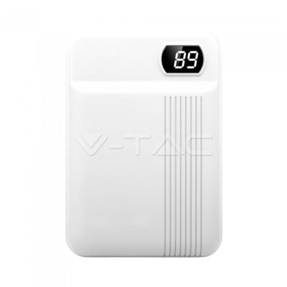 10K Mah Power Bank White