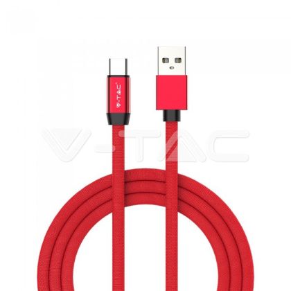 1 M Type C USB Cable Red - Gold Series