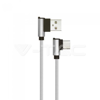 1 M Type C USB Cable Grey - Diamond Series