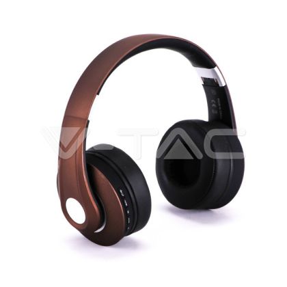 Bluetooth Wireless Headphone With Adjustable Head 500mAh Brow W/BAG