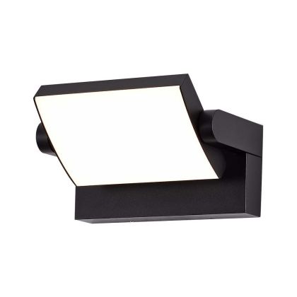 20W LED Wall Light Black Body 4000K IP65