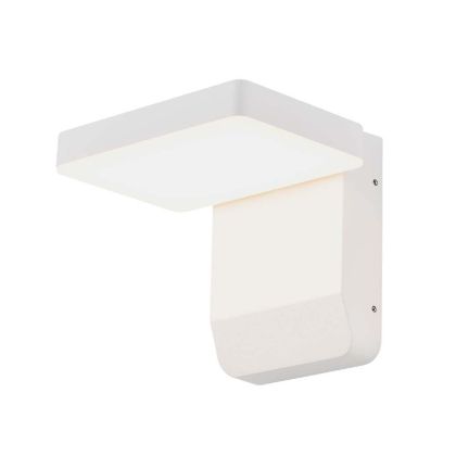 20W LED Wall Light White Body Square 4000K IP65