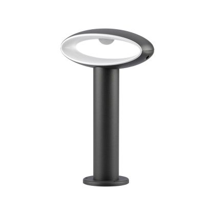 9W LED Bollard Lamp Dark Grey Aluminium 30CM 3000K IP54