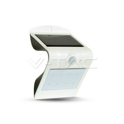 1.5W LED Solar Wall Light 4000K+3000K White+Black Body