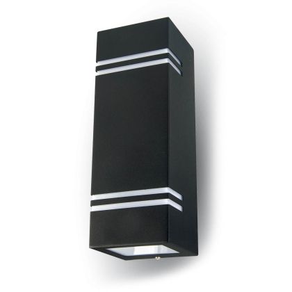 Wall Fitting Black 2W IP44