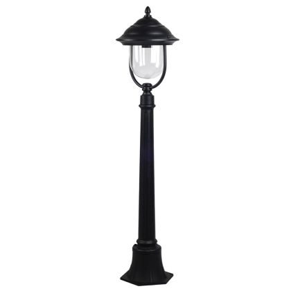 Pole Lamp With Clear PC Cover Black