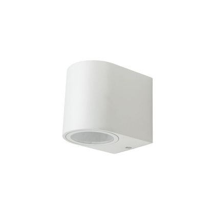 Wall Sleek Wall Fitting Round White Body 1Way IP44