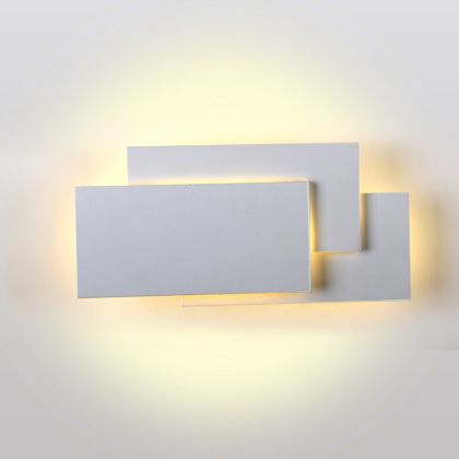 12W LED Wall Light Grey Body 3000K IP20