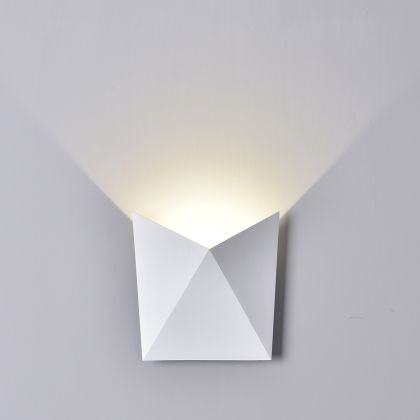 5W LED Wall Light White Body IP65 4000K