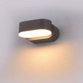 6W LED Wall Light Grey Body IP65 Movable 3000K