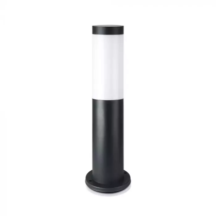 E27 Bollard Lamp 45CM With Stainless Steel Body Black IP44