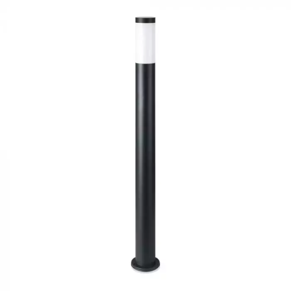 E27 Bollard Lamp 110CM With Stainless Steel Body Black IP44