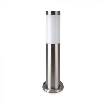 E27 Bollard Lamp 45CM With Stainless Steel Body Satin Nickel IP44