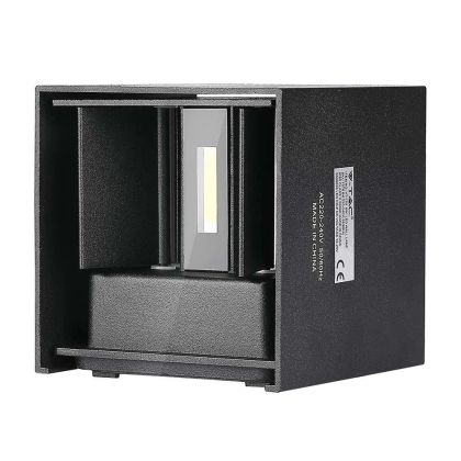 5W Wall Lamp With Bridglux Chip Black Body Square IP65 4000K