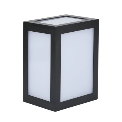 12W LED Wall Light Black Body 4000K