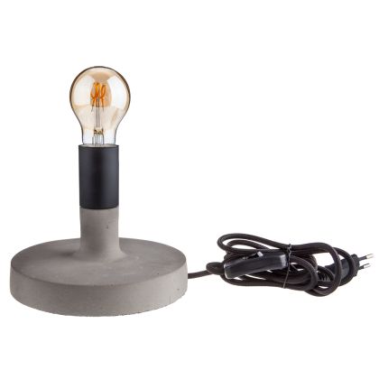 Concrete Table Lamp Black ф170