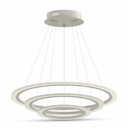 70W Soft Light Chandelier Slim 3 Ring Dimmable 3000K