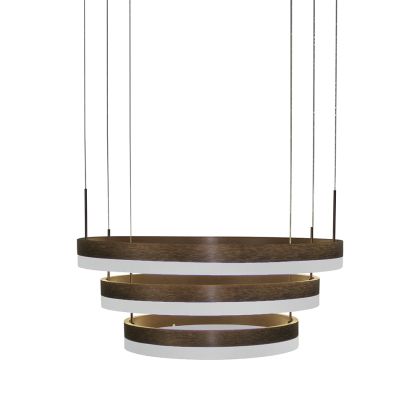 92W Soft Light Chandelier Dimmable Coffee 3000K