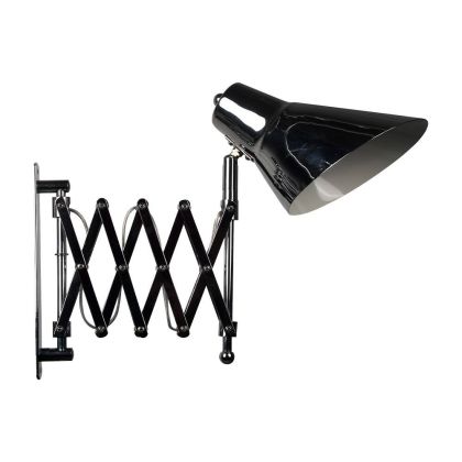 Designer Floor Lamp With Chrome Folder Bracket +Switch E27 Holder Chrome