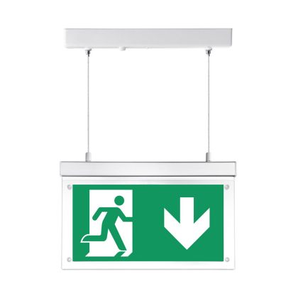 2W Hanging Emergency Exit Light 12 Hours Charging 6000K