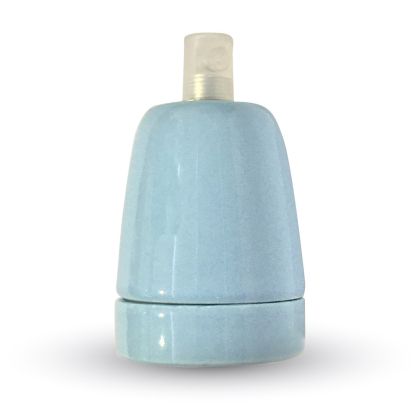 Porcelan Lamp Holder Fitting Blue