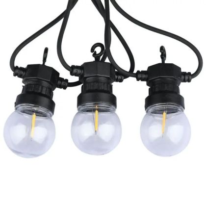 0.4W/BULB STRING LIGHT 5M 10 BULBS 3000K