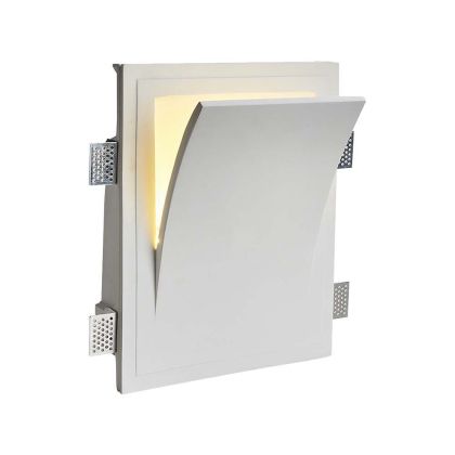 GU10 Wall Fitting Gypsum E14 White Body