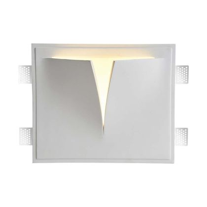 GU10 Wall Fitting Gypsum G9 White Body