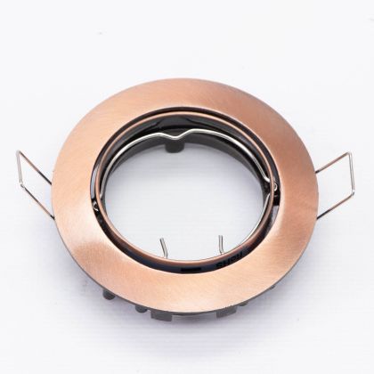 GU10 Fitting Round Movable Bronze