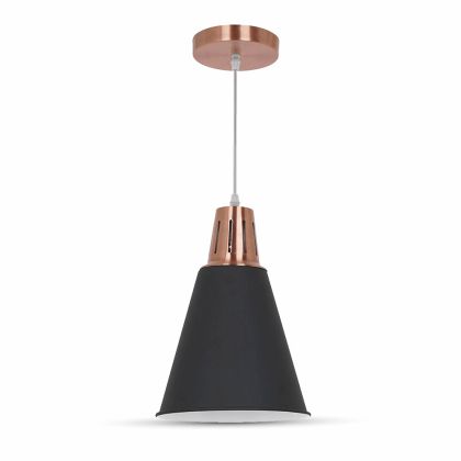 Modern Pendant Light Red Cooper+Sand Black ф220