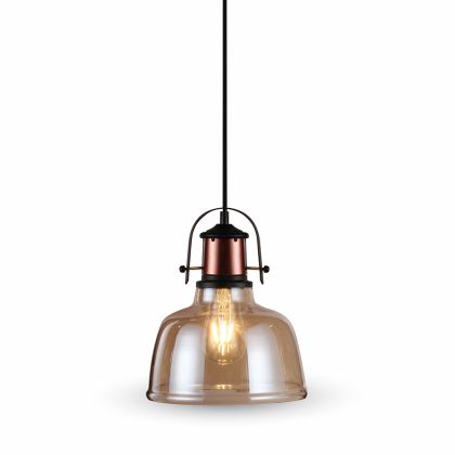 Glass Pendant Light Amber