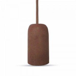 Cocrete Pendant Light Red