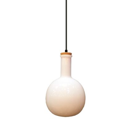 Glass Pendant Light White